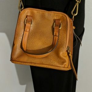Small leather Free People crossbody